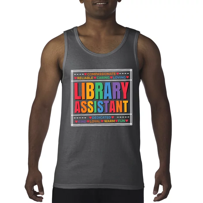 Librarian Assistant Library Tank Top