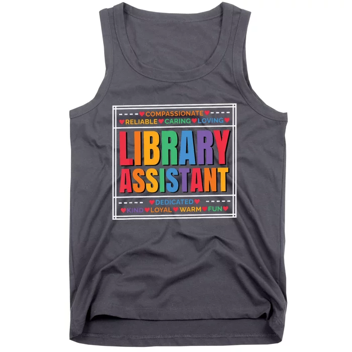 Librarian Assistant Library Tank Top