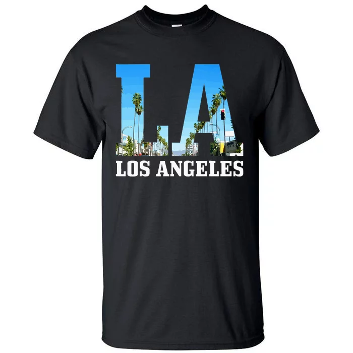 Los Angeles La Vintage California Los Angeles Tall T-Shirt