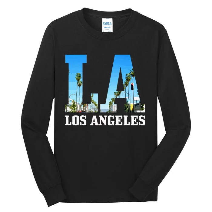 Los Angeles La Vintage California Los Angeles Tall Long Sleeve T-Shirt