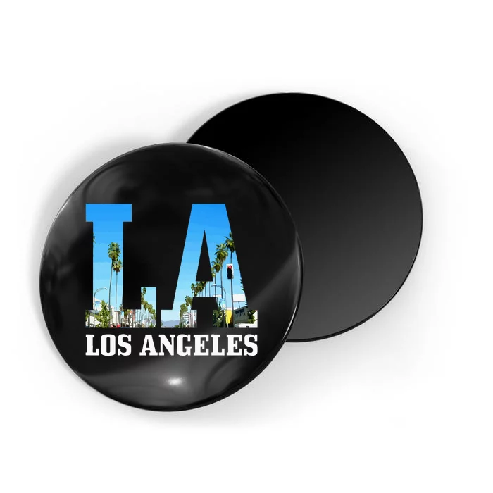 Los Angeles La Vintage California Los Angeles Magnet