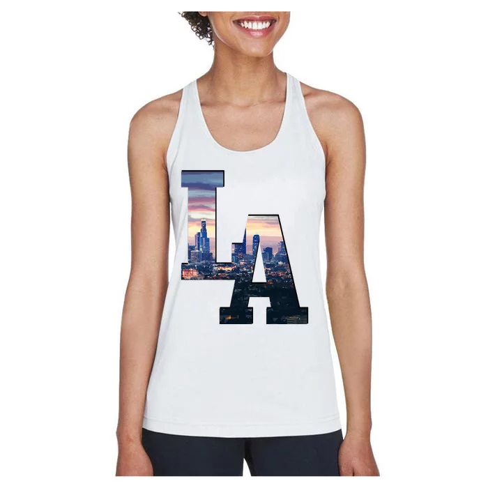 Los Angeles La Skyline Women's Racerback Tank