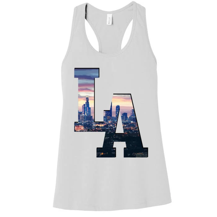 Los Angeles La Skyline Women's Racerback Tank