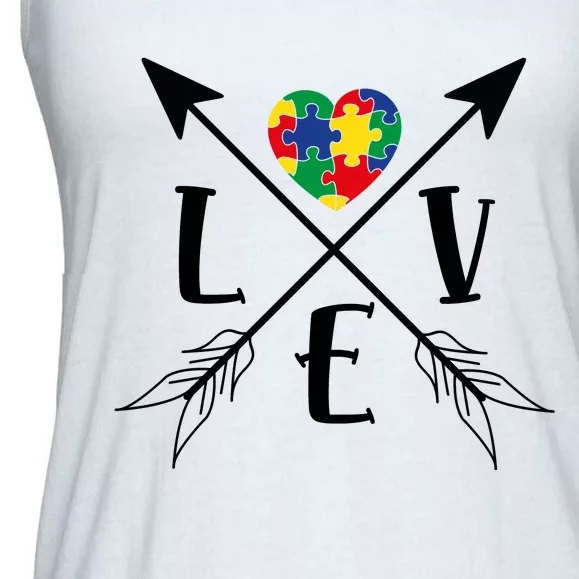 Love Arrows Ladies Essential Flowy Tank