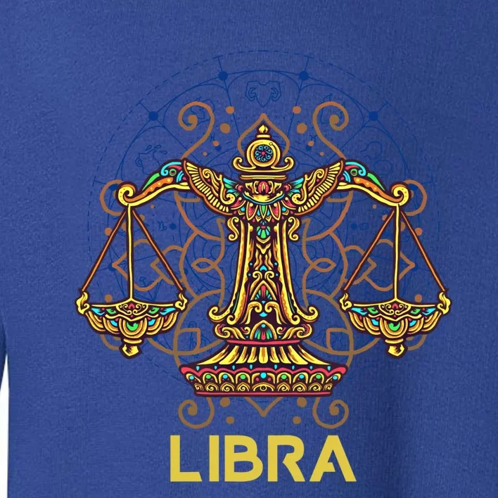 Libra Astrology Libra Born Horoscope Libra Cute Gift Toddler Sweatshirt