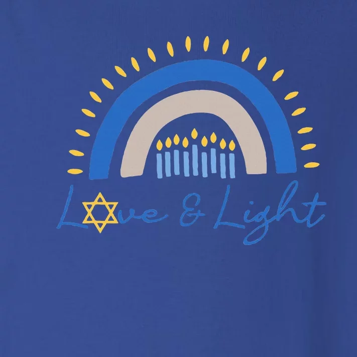 Love and Light Hanukkah Jew Menorah Jewish Chanukah Toddler Long Sleeve Shirt