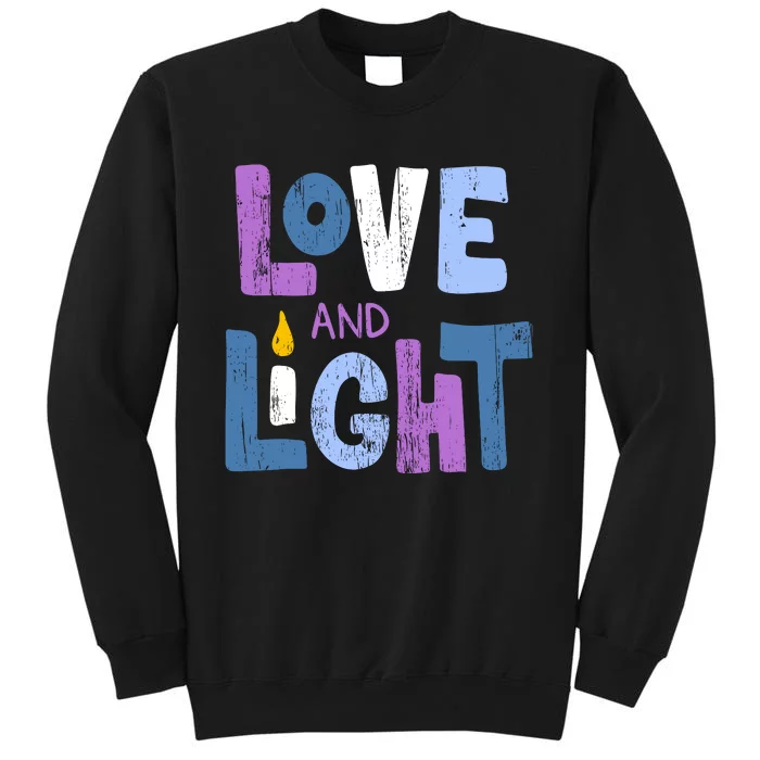 Love And Light Hanukkah Sweatshirt