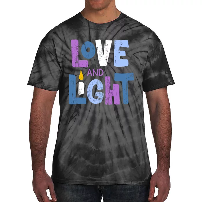 Love And Light Hanukkah Tie-Dye T-Shirt