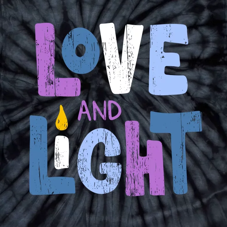 Love And Light Hanukkah Tie-Dye T-Shirt