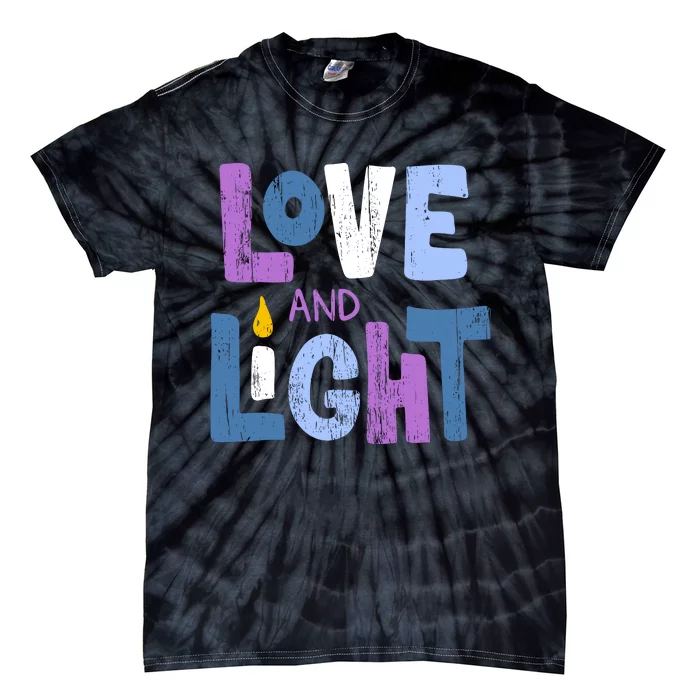 Love And Light Hanukkah Tie-Dye T-Shirt