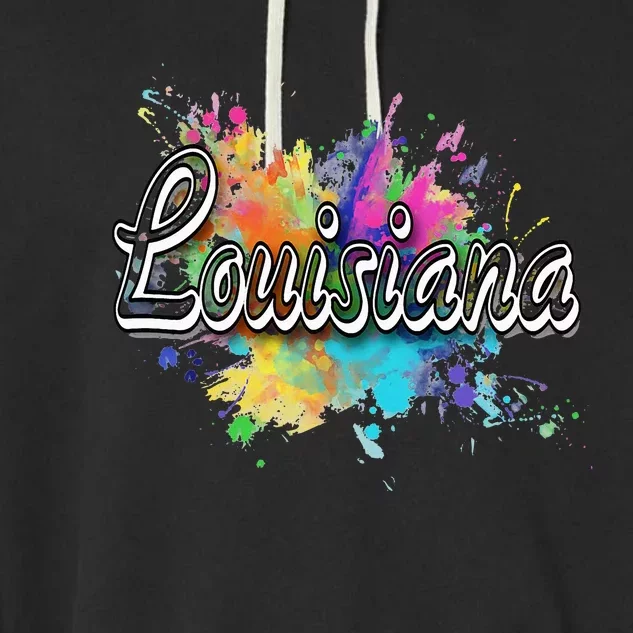 Louisiana Apparel Louisiana Garment-Dyed Fleece Hoodie