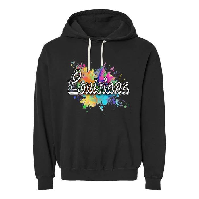 Louisiana Apparel Louisiana Garment-Dyed Fleece Hoodie