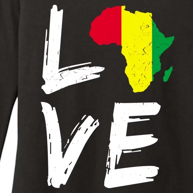 Love Africa Logo Womens CVC Long Sleeve Shirt