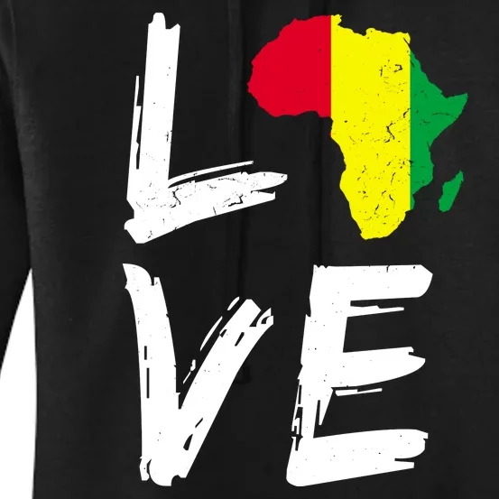 Love Africa Logo Women's Pullover Hoodie