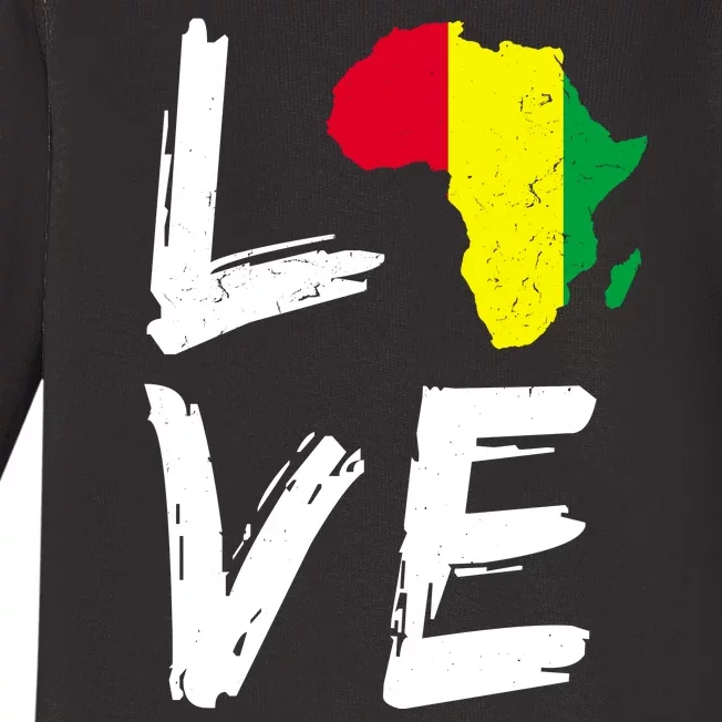 Love Africa Logo Baby Long Sleeve Bodysuit