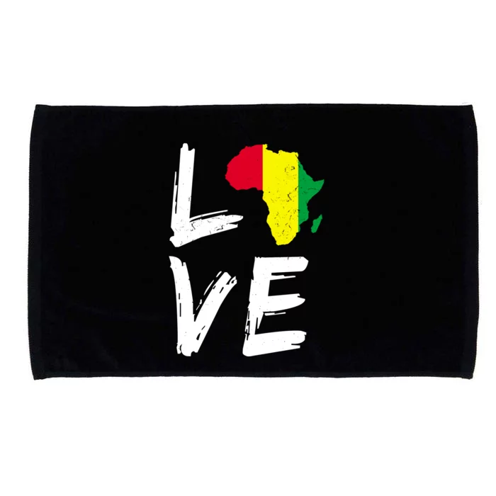 Love Africa Logo Microfiber Hand Towel