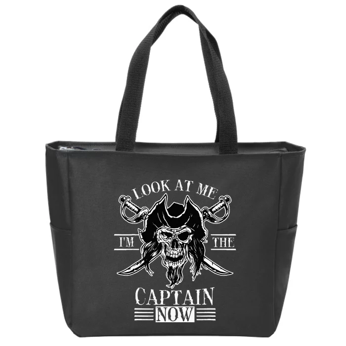 Look At Me IM The Captain Now Zip Tote Bag