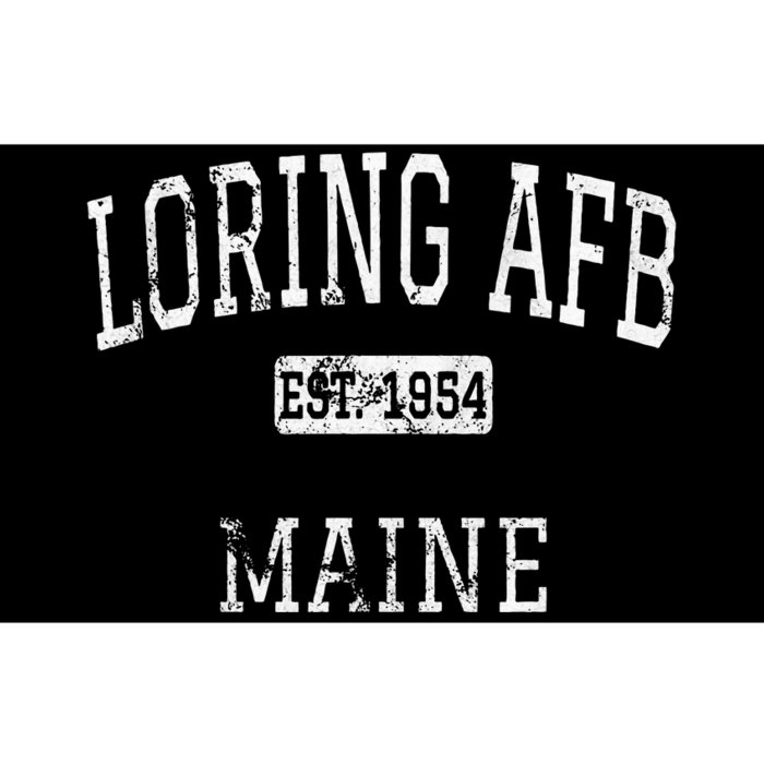 Loring Afb Maine Me Vintage Bumper Sticker