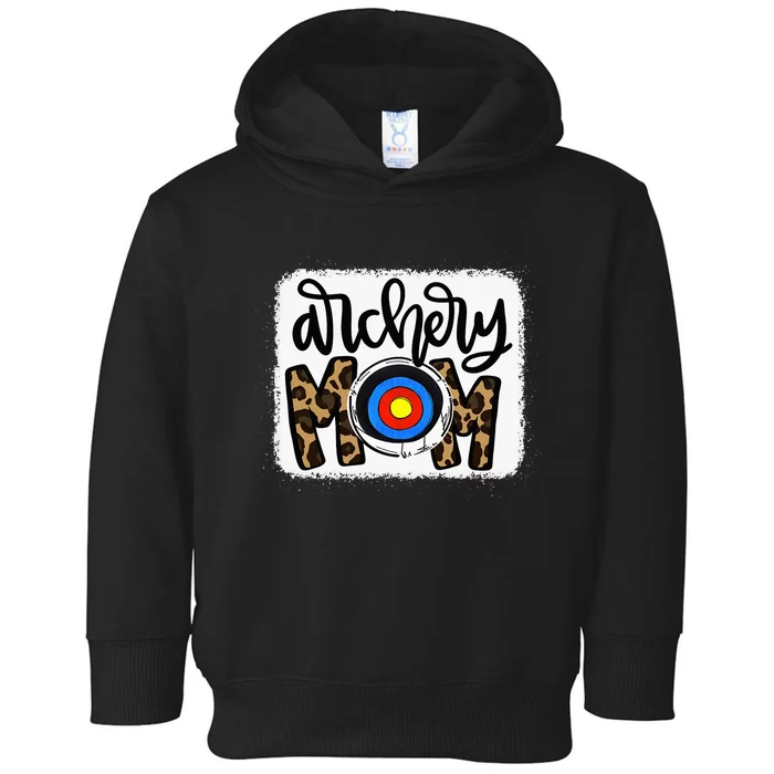 Leopard Archery Mom Toddler Hoodie