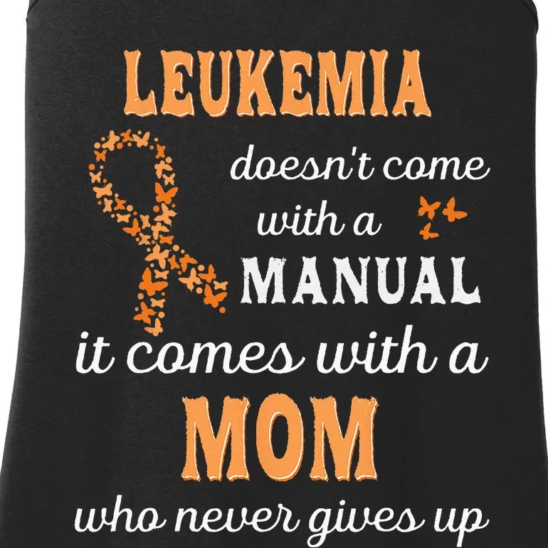 Leukemia Awareness Mom Support Leukemia Warrior Ladies Essential Tank