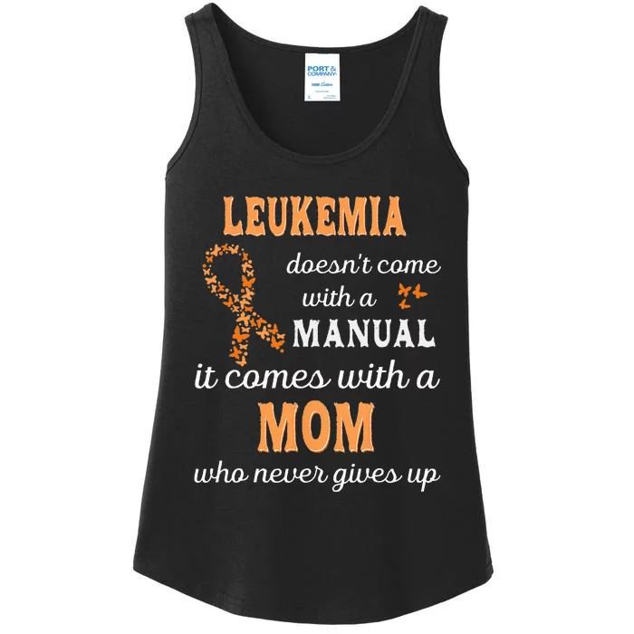 Leukemia Awareness Mom Support Leukemia Warrior Ladies Essential Tank