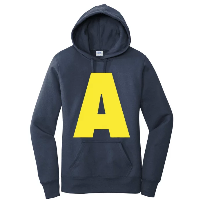 Letter A Matching Halloween Costume Women's Pullover Hoodie