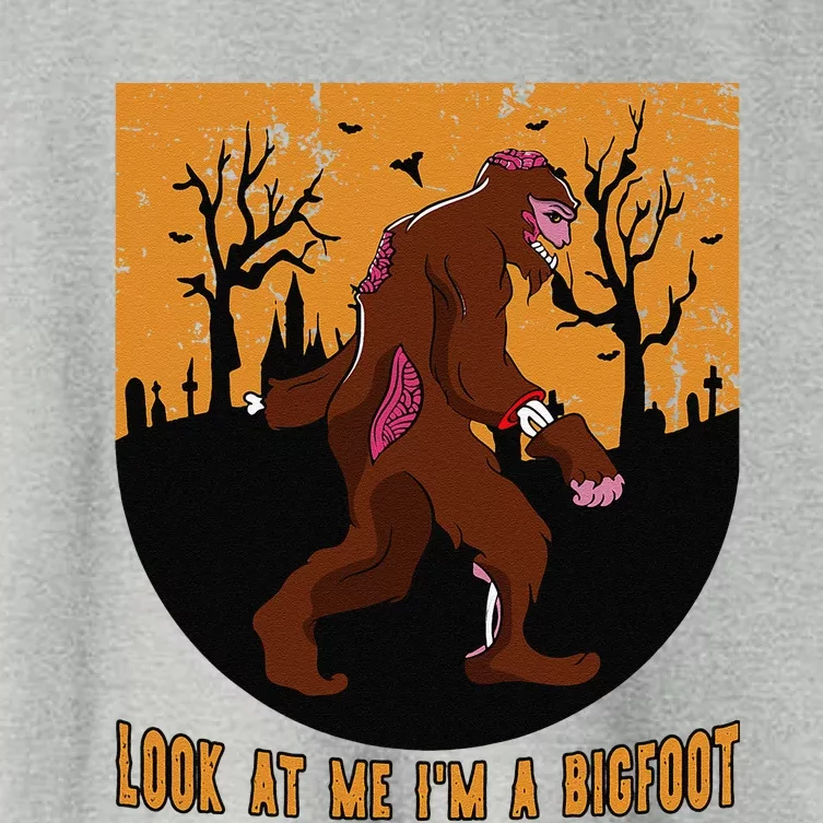 Look At Me Im A Bigfoot Halloween Costume Bigfoot Gift Cute Women's Crop Top Tee