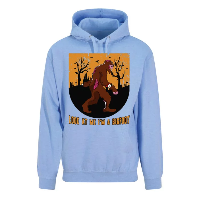 Look At Me Im A Bigfoot Halloween Costume Bigfoot Gift Cute Unisex Surf Hoodie