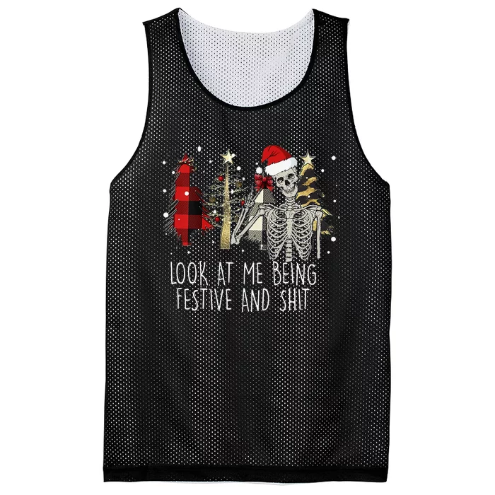 Look At Me Being All Festive Mesh Reversible Basketball Jersey Tank