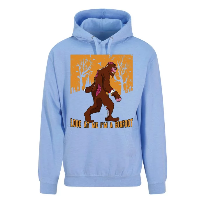 Look At Me Im A Bigfoot Halloween Costume Bigfoot Gift Funny Unisex Surf Hoodie