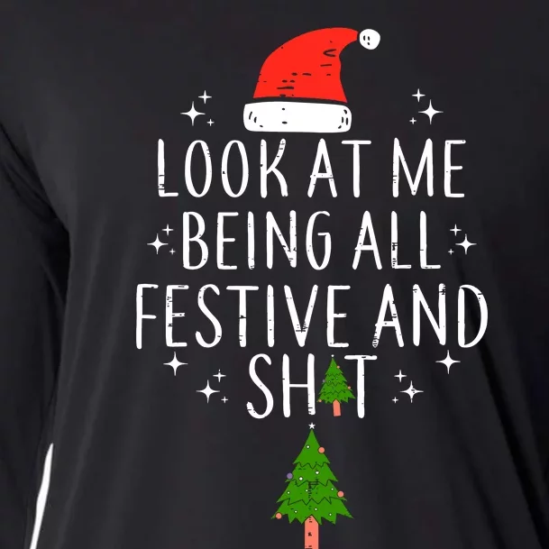 Look At Me Being All Festive Cooling Performance Long Sleeve Crew