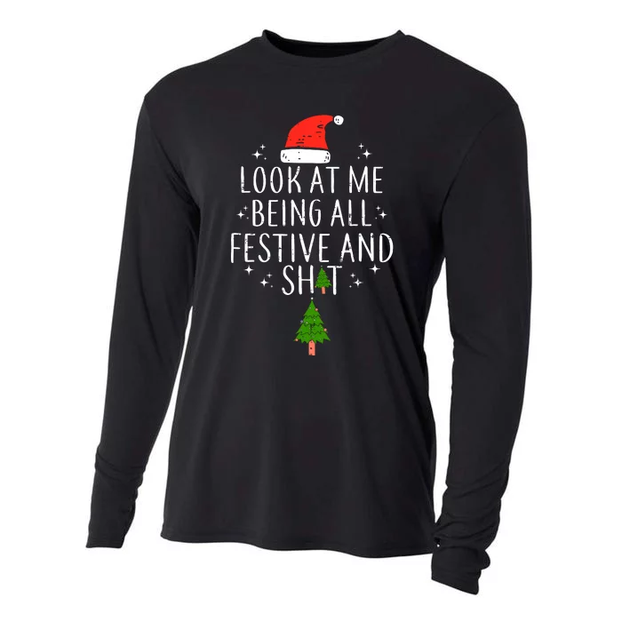 Look At Me Being All Festive Cooling Performance Long Sleeve Crew