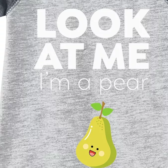 Look At Me I'm A Pear Funny Fruit Infant Baby Jersey Bodysuit