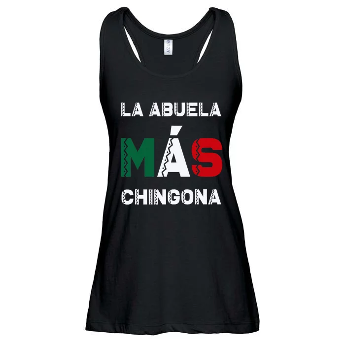 La Abuela MáS Chingona Grandmother Ladies Essential Flowy Tank