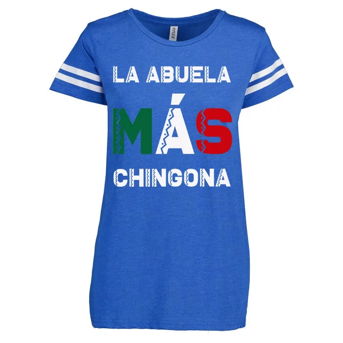 La Abuela MáS Chingona Grandmother Enza Ladies Jersey Football T-Shirt