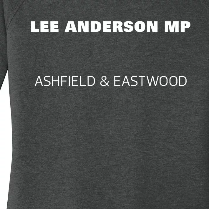 Lee Anderson Mp Ashfield And Eastwood Women's Perfect Tri Tunic Long Sleeve Shirt