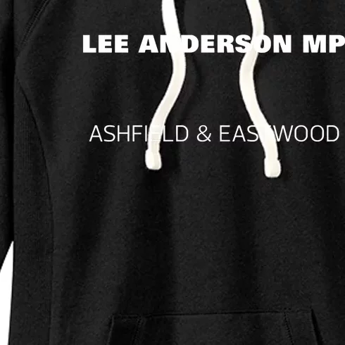 Lee Anderson Mp Ashfield And Eastwood Women's Fleece Hoodie