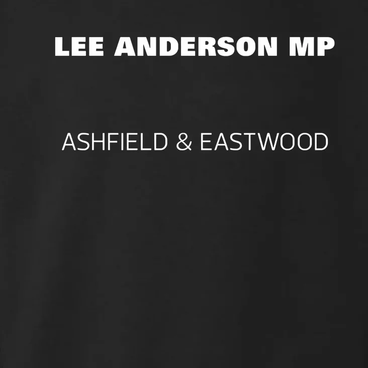 Lee Anderson Mp Ashfield And Eastwood Toddler Hoodie