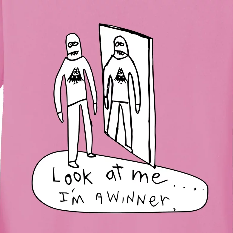 Look At Me IM A Winner Kids Long Sleeve Shirt