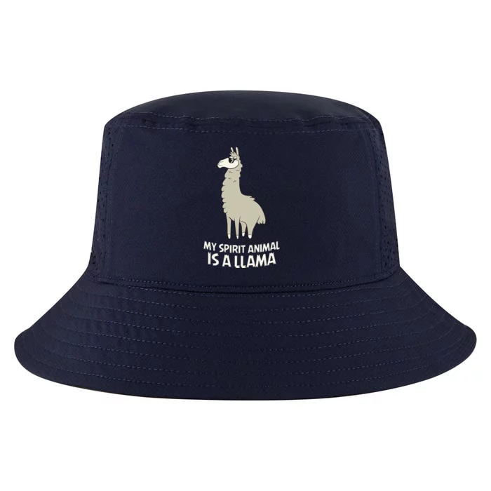 Llamas Are My Spirit Animals Alpaca Llama Funny Gift Cool Comfort Performance Bucket Hat