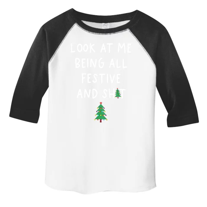 Look At Me Being All Festive Toddler Fine Jersey T-Shirt