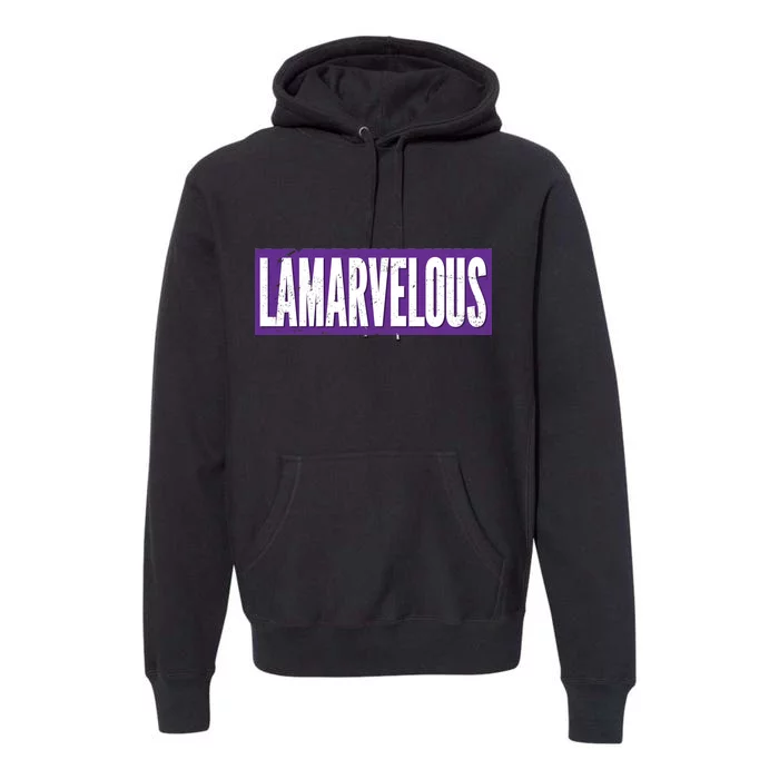 Lamarvalous Baltimore Football Premium Hoodie