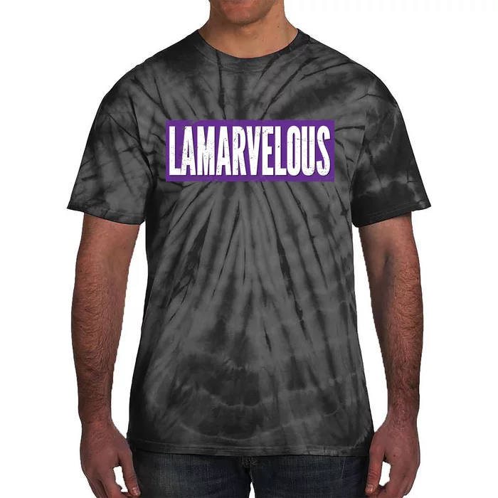 Lamarvalous Baltimore Football Tie-Dye T-Shirt