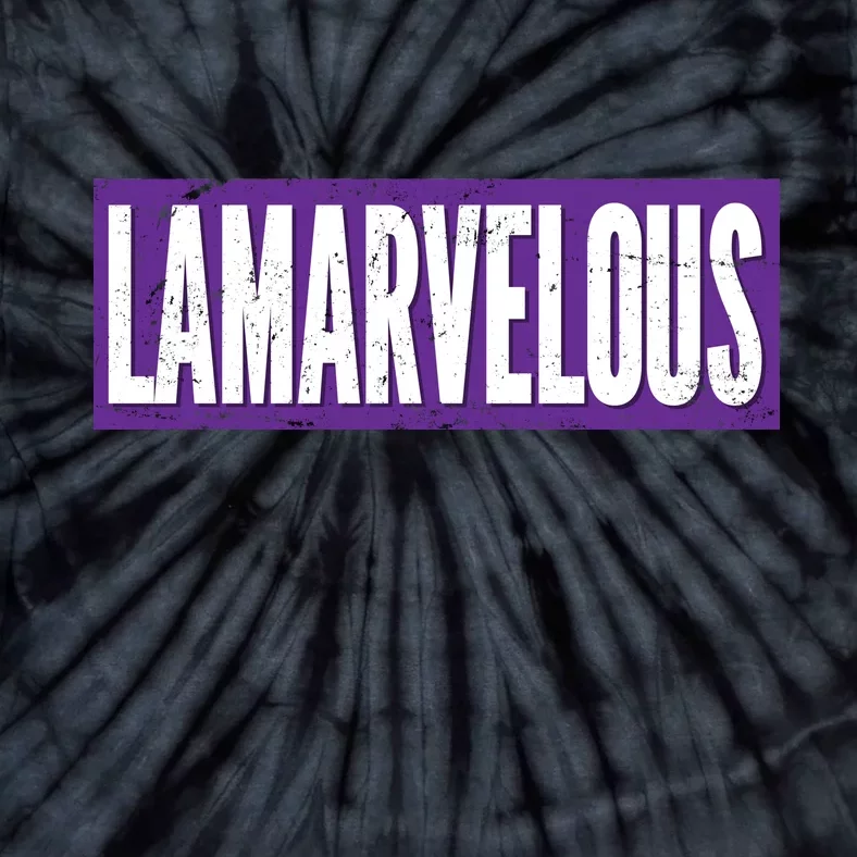 Lamarvalous Baltimore Football Tie-Dye T-Shirt