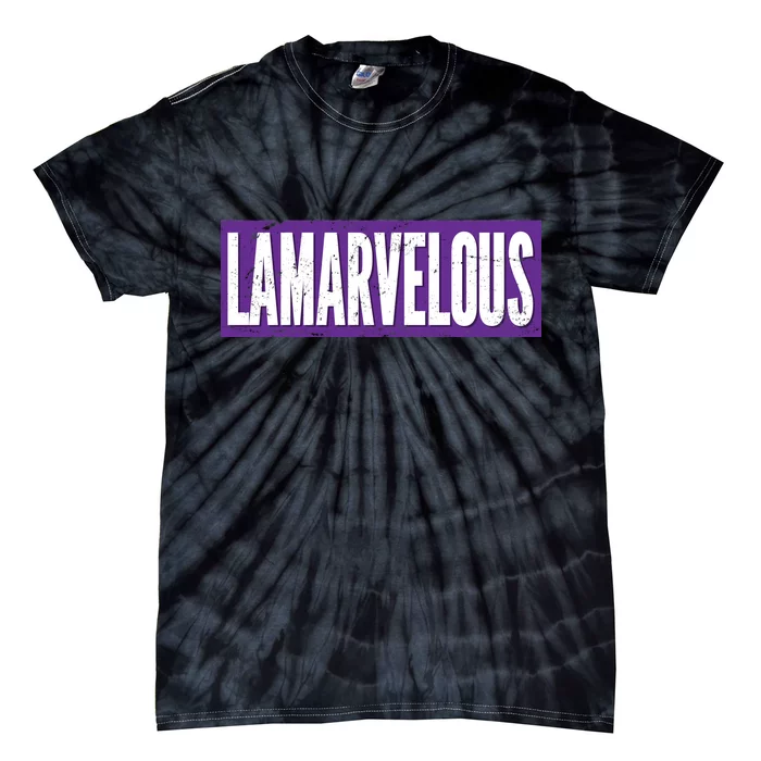 Lamarvalous Baltimore Football Tie-Dye T-Shirt