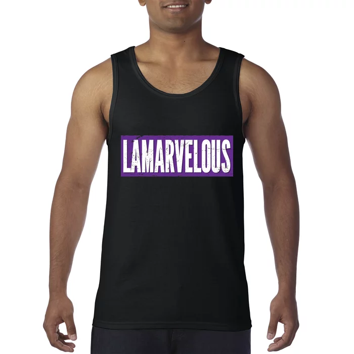 Lamarvalous Baltimore Football Tank Top