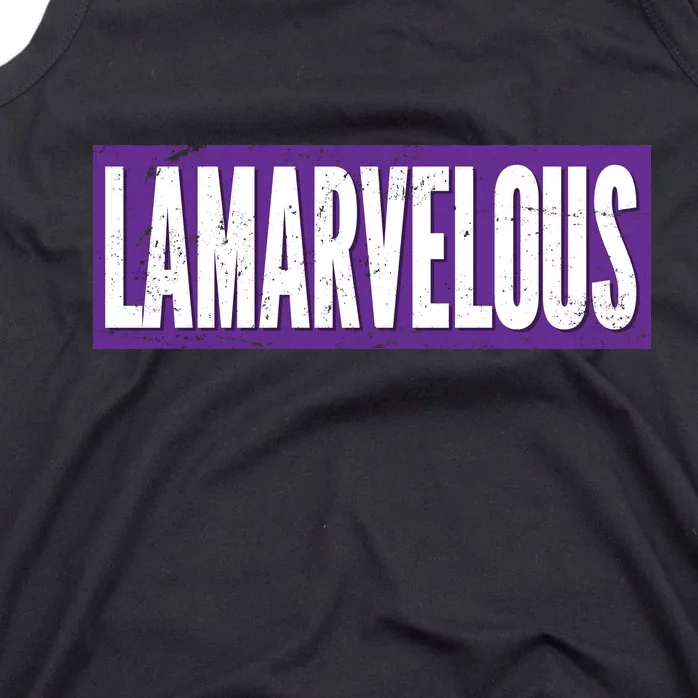 Lamarvalous Baltimore Football Tank Top