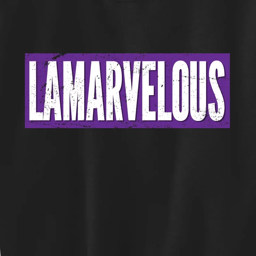 Lamarvalous Baltimore Football Kids Sweatshirt