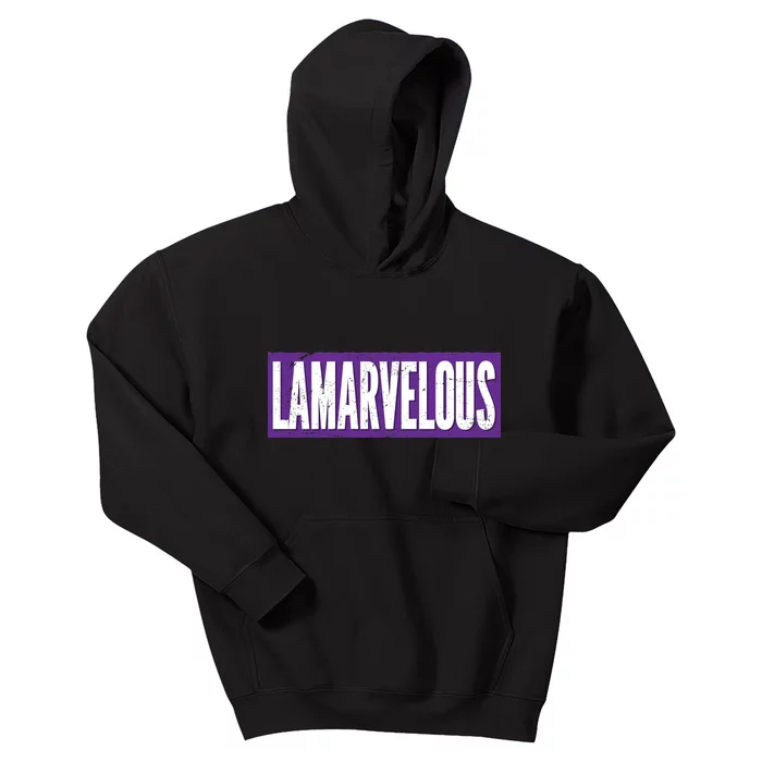 Lamarvalous Baltimore Football Kids Hoodie