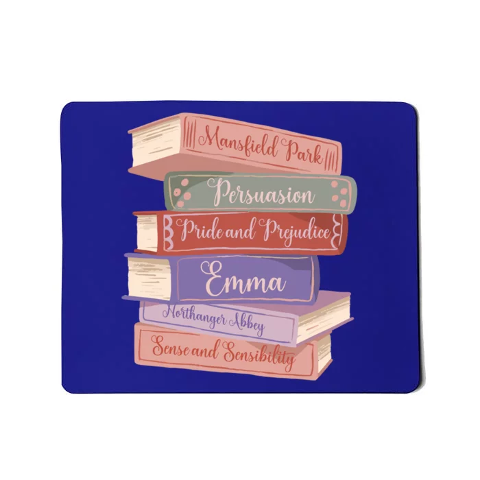 Literacy Austen Novels Roce Books Literary Jane Austen Funny Gift Mousepad